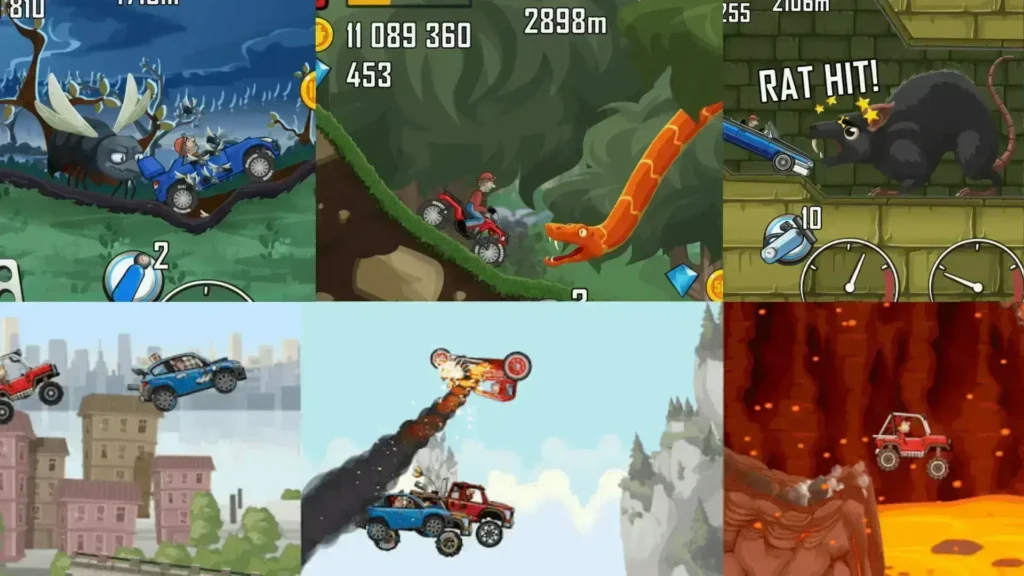 Hill Climb Racing 2 Events and Stages