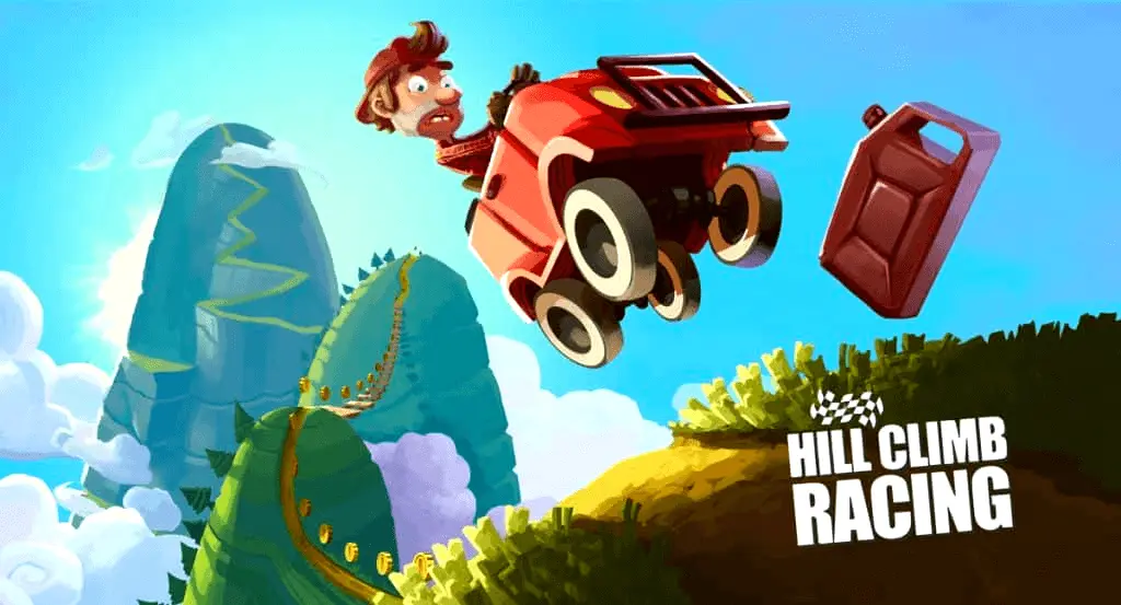 Play and enjoy Hill Climb Racing Mod APK  on android